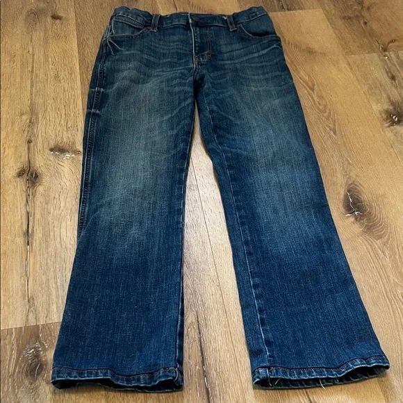 Boy’s Wrangler Retro Slim Boot Blue Denim Jeans adjustable waist 14 Regular - Picture 6 of 10